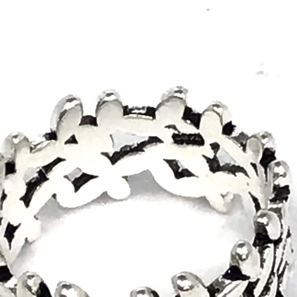 NEW Silver Leaf Women’s Boho Ring Adjustable Size - Picture 8 of 8